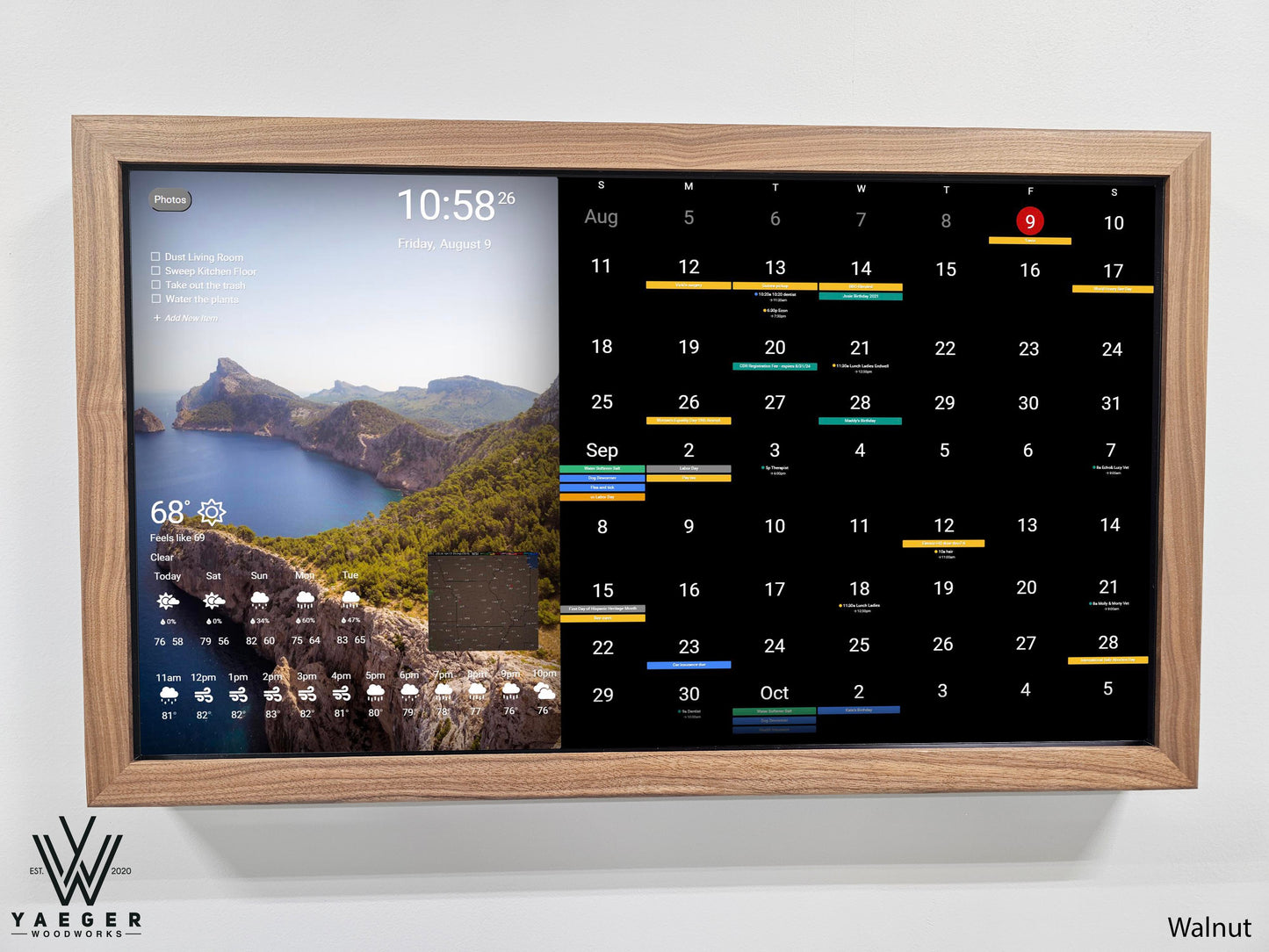 32in Touchscreen Smart Calendar / Smart Home Control Center / Dakboard
