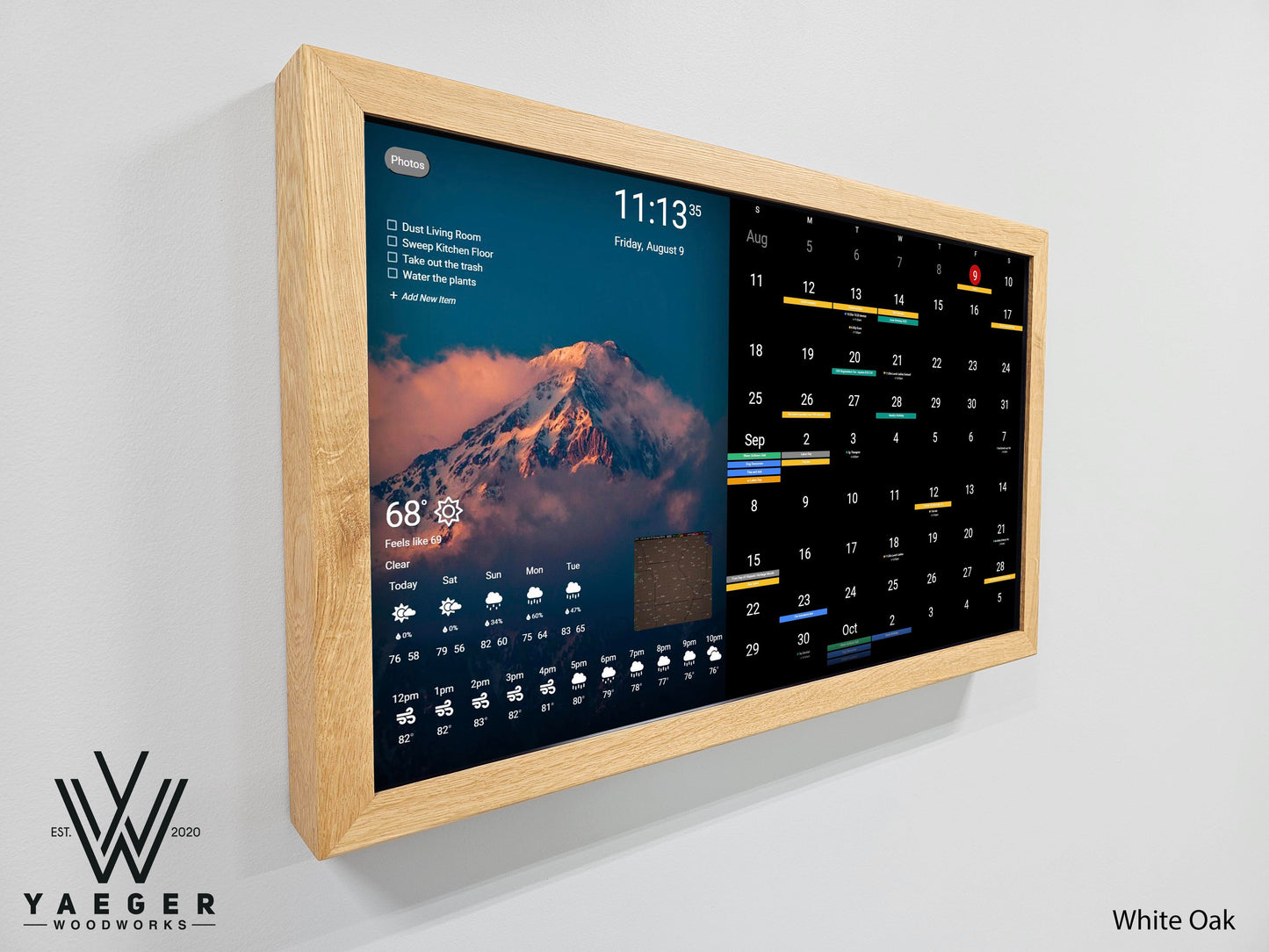 32in Touchscreen Smart Calendar / Smart Home Control Center / Dakboard