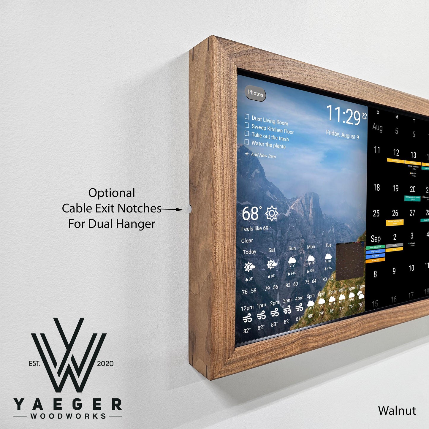 32in Touchscreen Smart Calendar / Smart Home Control Center / Dakboard