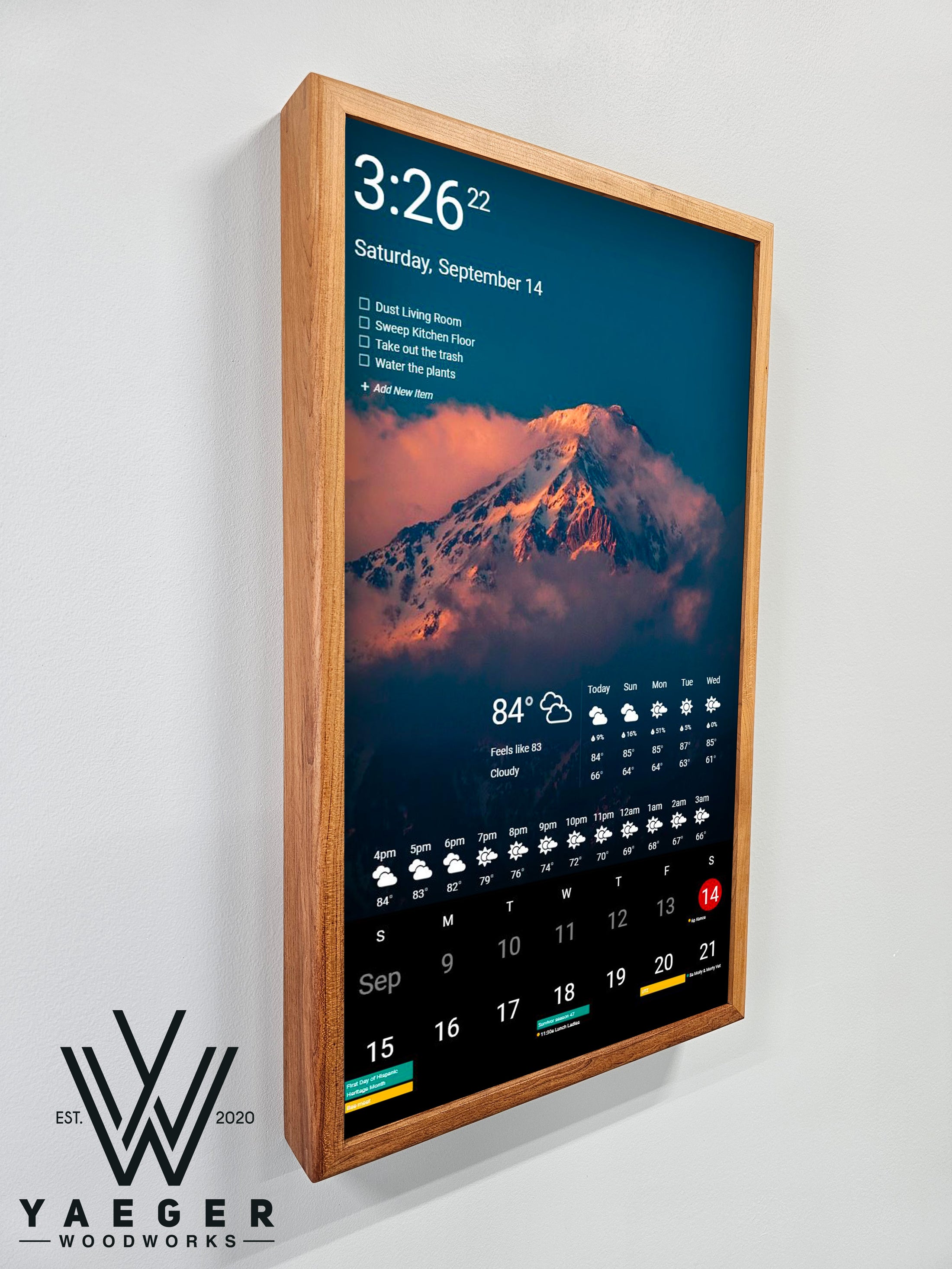 4K 27in Touchscreen Smart Calendar / Dakboard/ Smart Wall Display / Ph ...