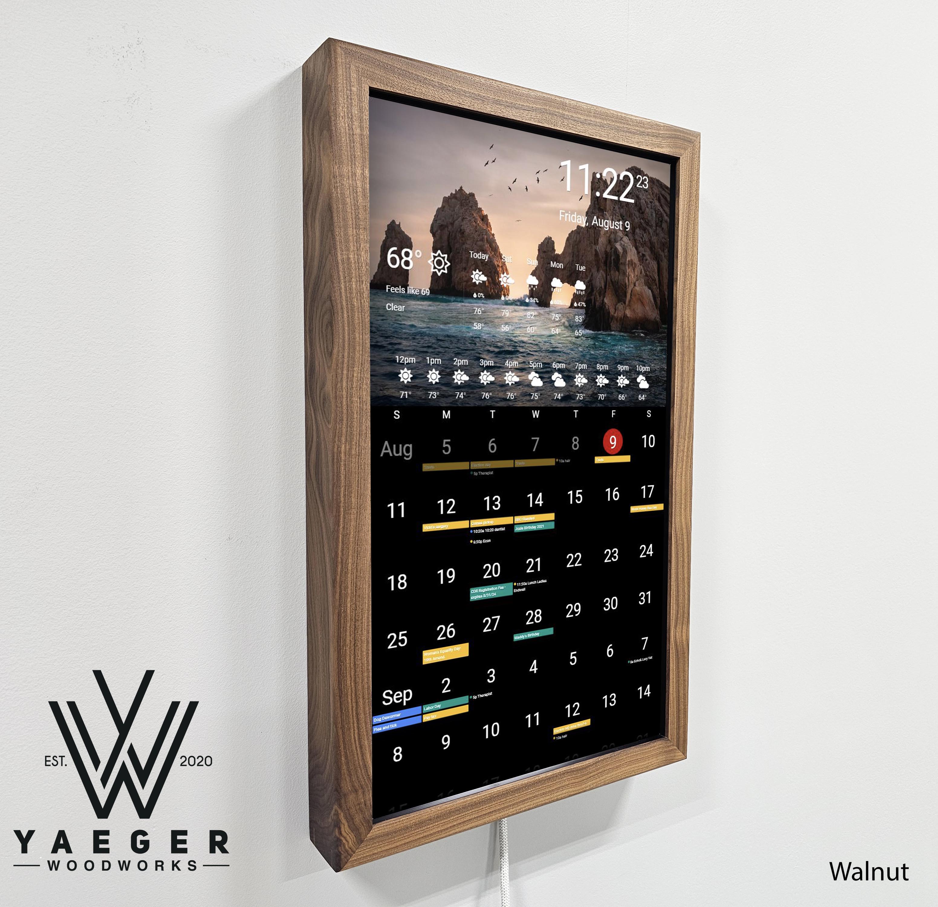 32in Touchscreen Smart Calendar / Smart Home Control Center / Dakboard ...