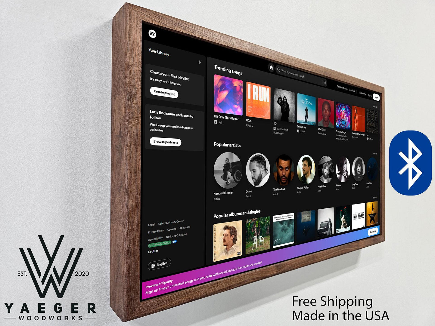 27in Touchscreen Smart Calendar / Dakboard/ Smart Wall Display / Photo Viewer