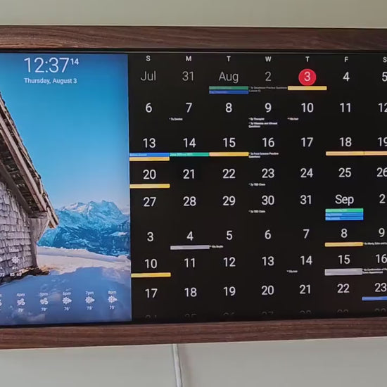 32in Touchscreen 4K Smart Calendar / Smart Home Control Center / Dakboard